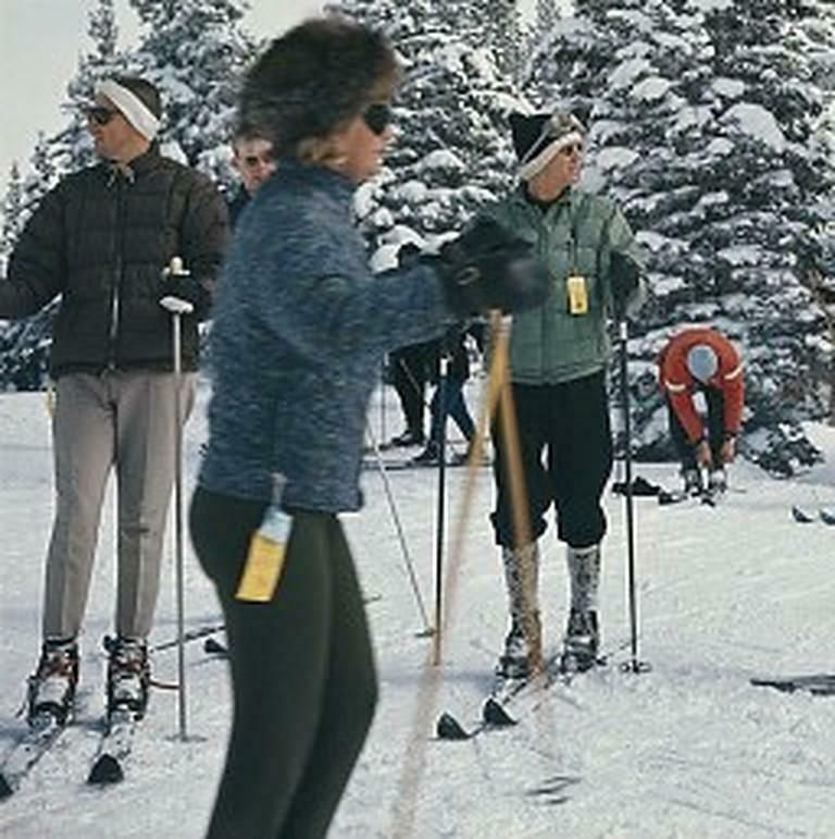 Skiing In Vail By Slim Aarons photo Art