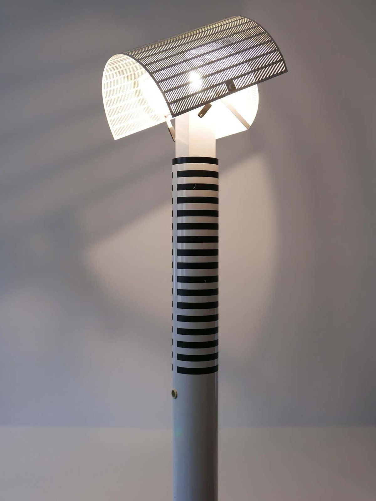 Lighting Monumental Postmodern Shogun Floor Lamp By Mario Botta For Artemide Italy 1980s photo