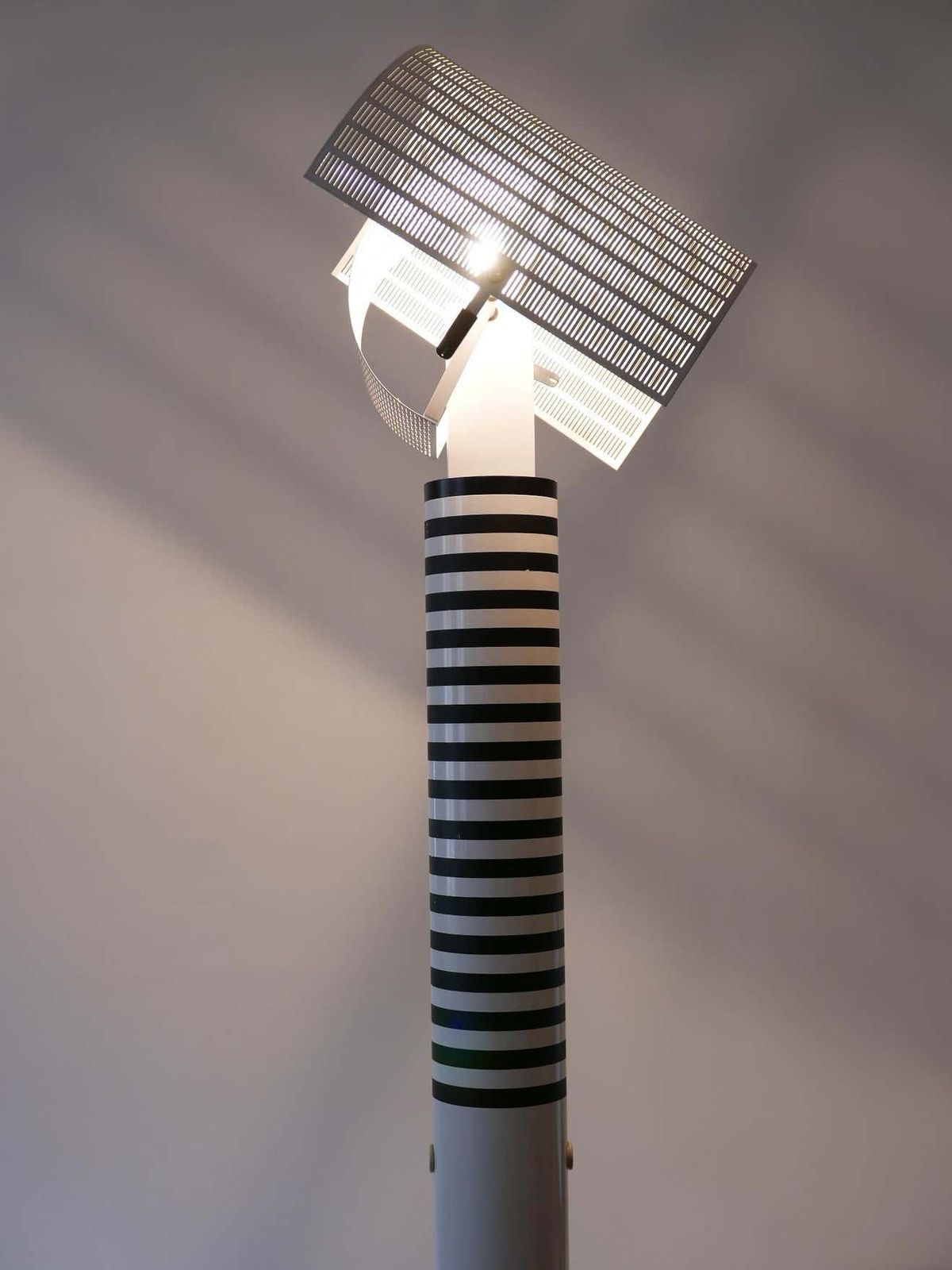 photo vinterior Monumental Postmodern Shogun Floor Lamp By Mario Botta For Artemide Italy 1980s