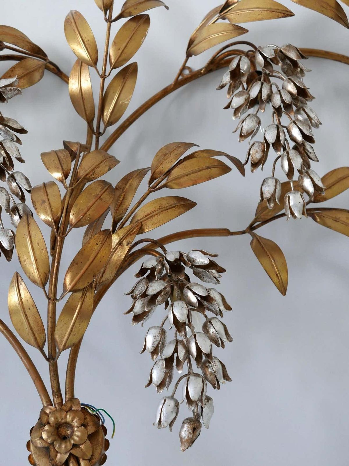 photo furniture Huge Pioggia D''Oro Gilt Metal Wall Lamp Or Sconce By Hans Kögl 1970s Germany