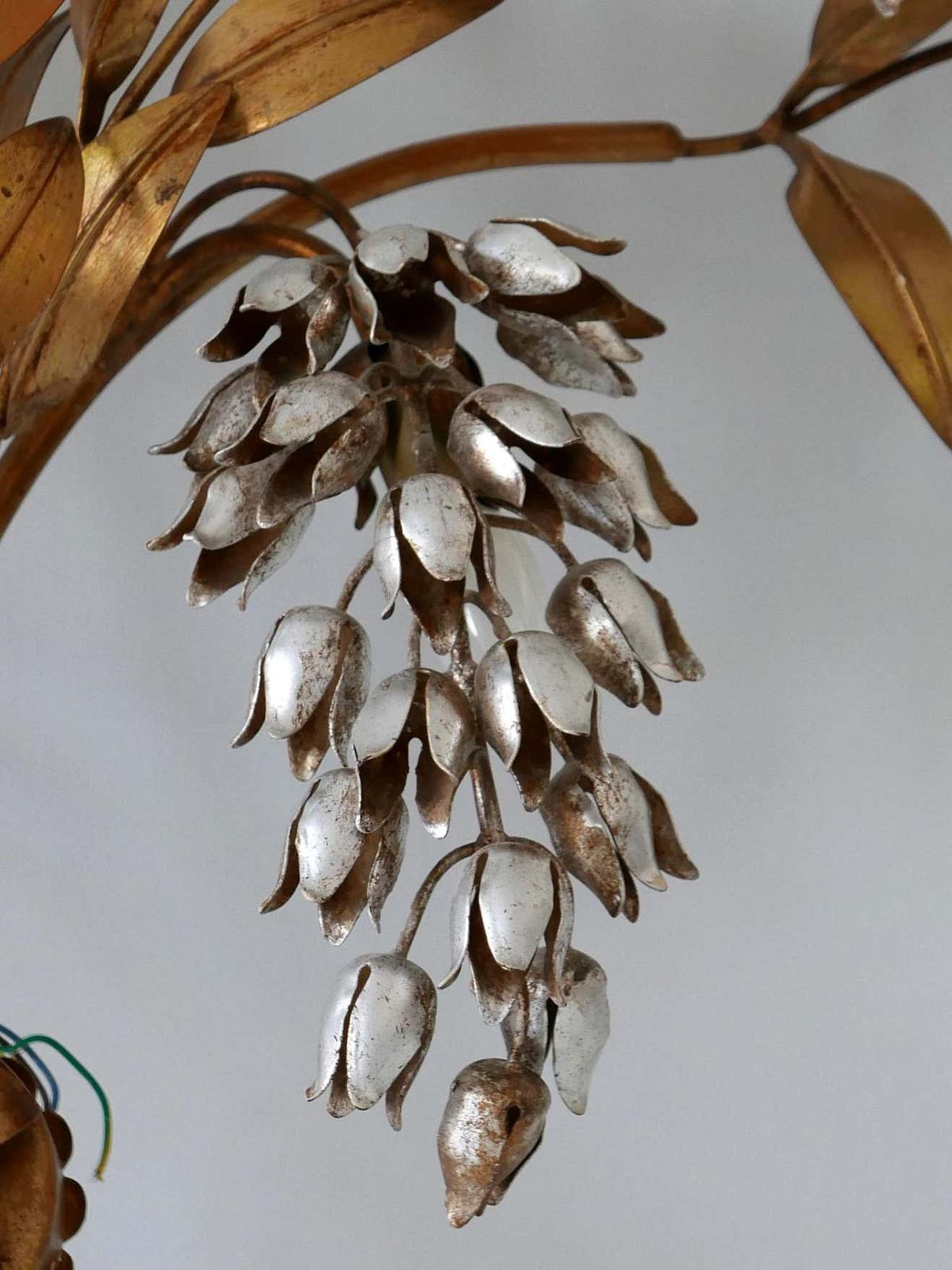 photo buy Huge Pioggia D''Oro Gilt Metal Wall Lamp Or Sconce By Hans Kögl 1970s Germany