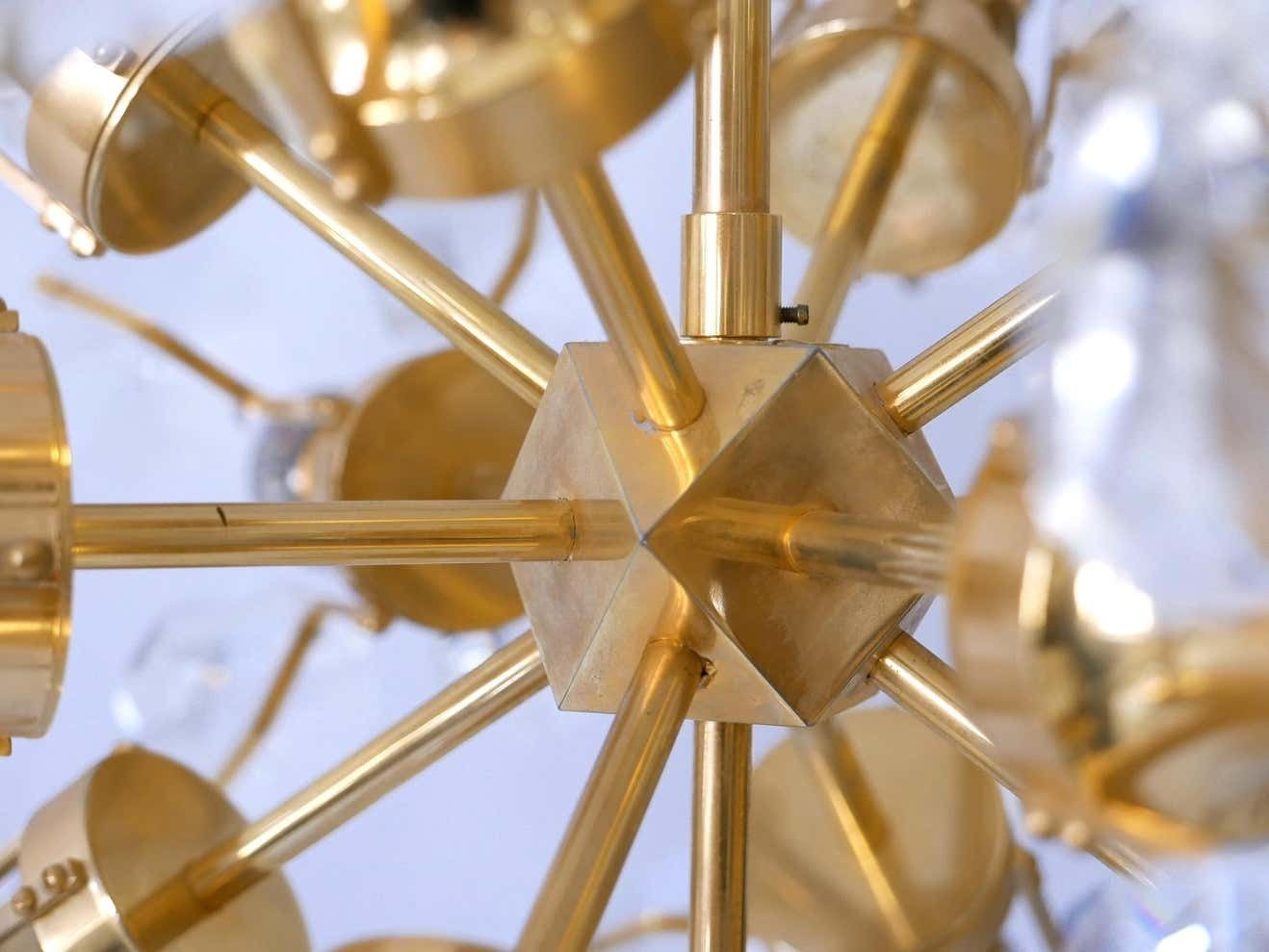 7714.0 Gorgeous Mid Century Sputnik Chandelier Or Pendant Lamp Dandelion By Palwa 1960s photo