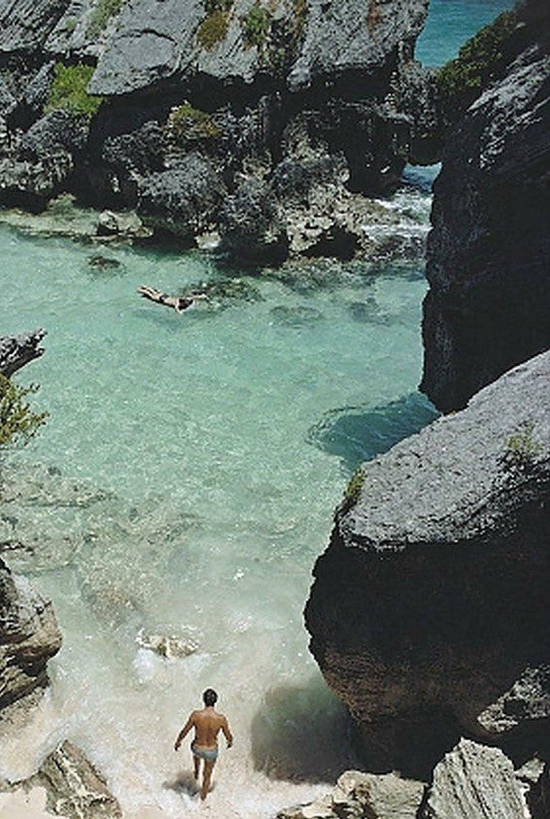 On The Beach In Bermuda By Slim Aarons photo for sale
