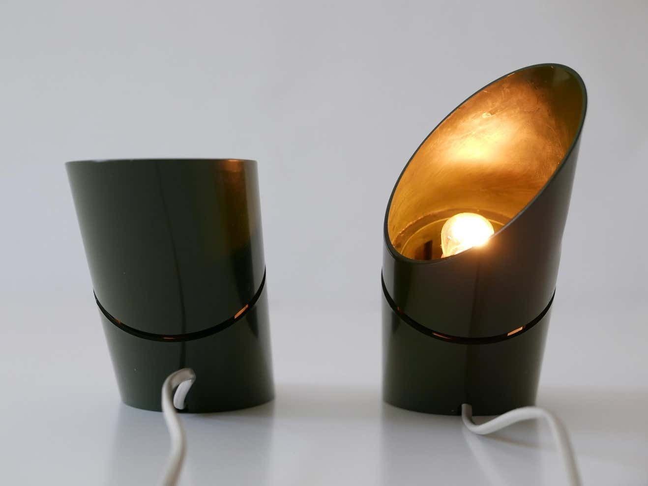 photo vinterior Set Of Two Mid Century Modern Universal Lamps By Hans Due For Fog & Mørup