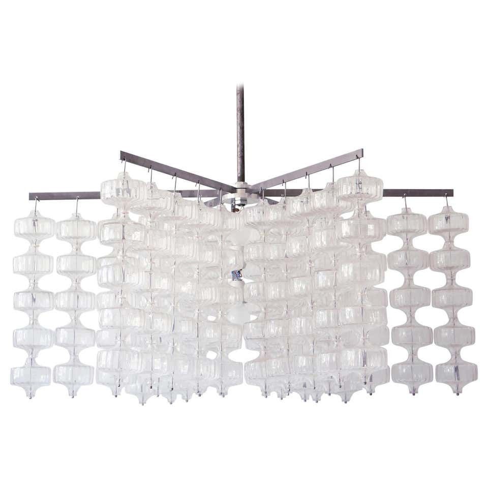 Huge Mid Century Modern Chandelier By Aloys Ferdinand Gangkofner, 1968, Germany