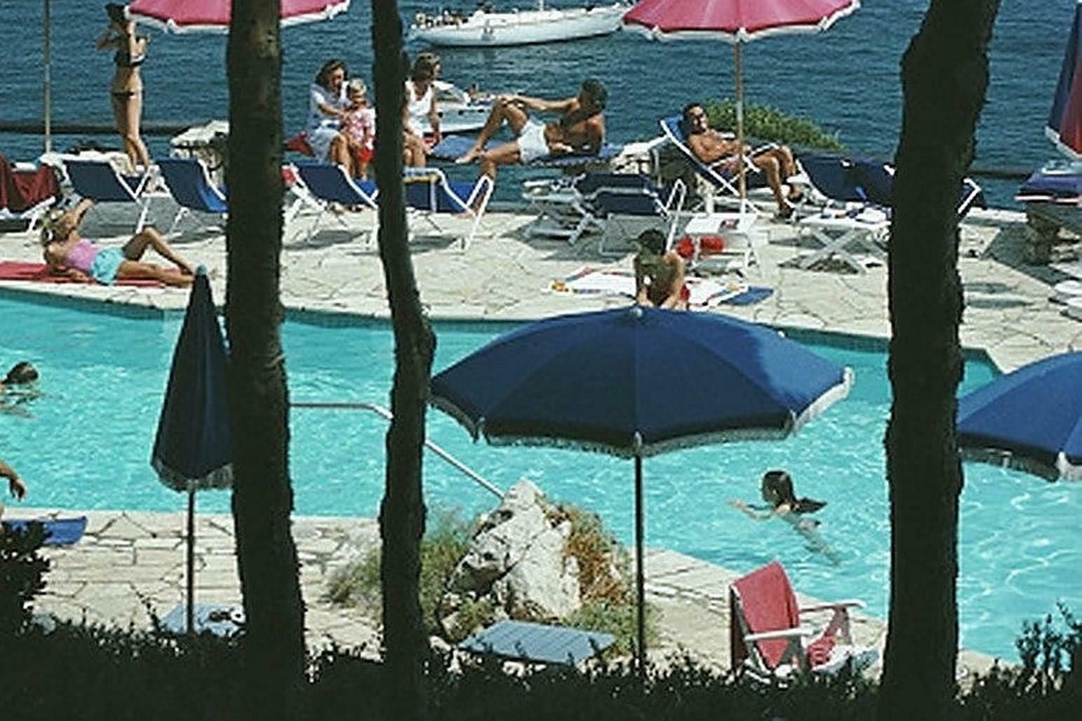 Il Pellicano Hotel Pool By Slim Aarons photo Art
