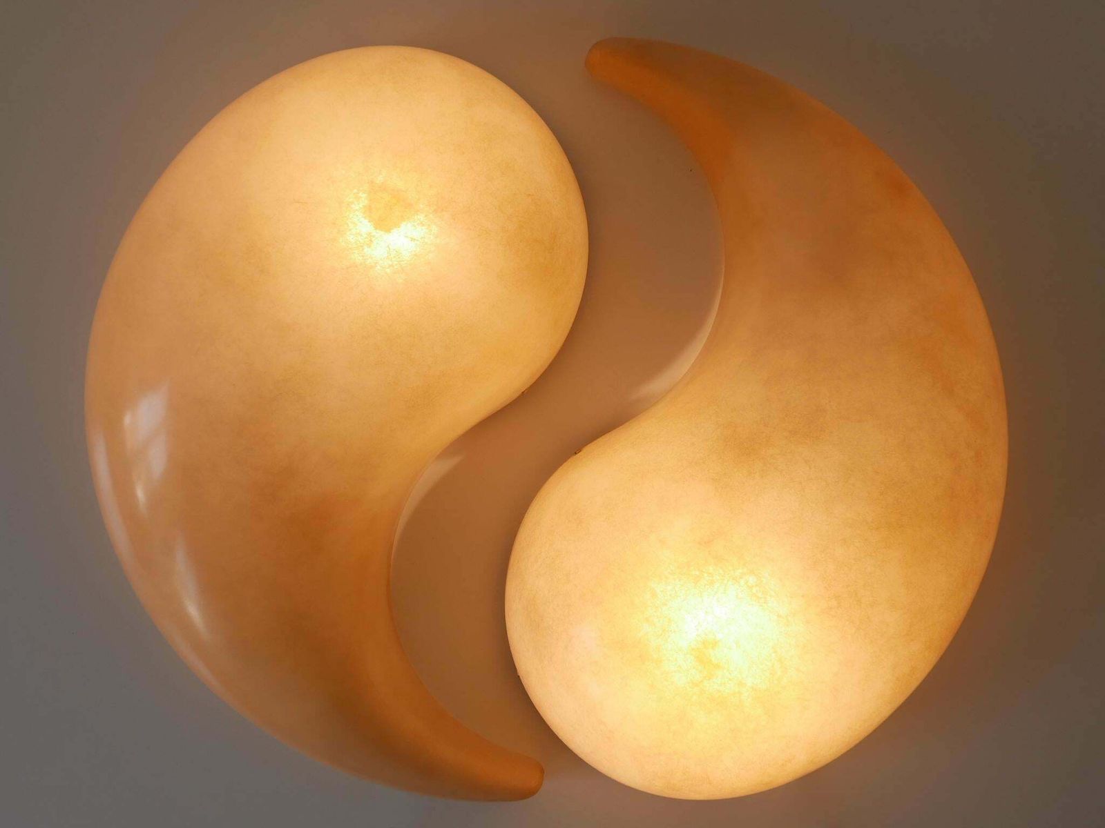 photo for sale Set Of Two Wall Lamps Or Sconces Chakra By Gregorio Spini For Kundalini Italy