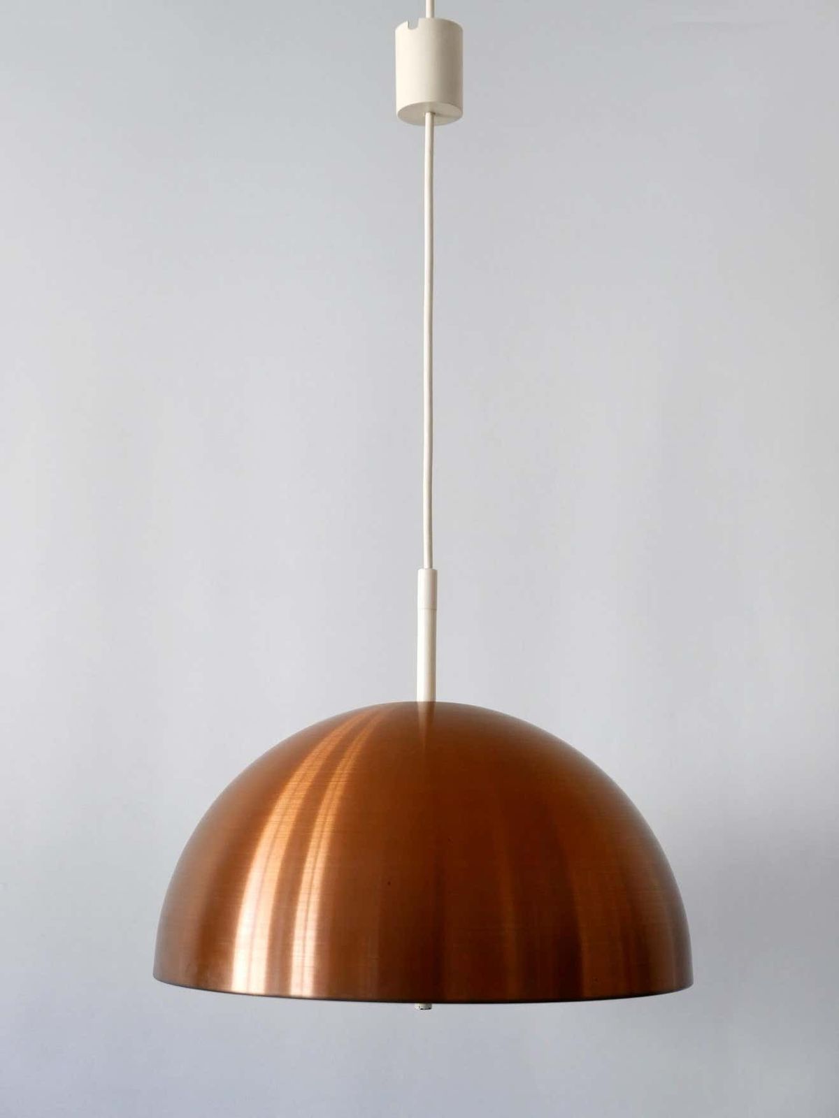 Elegant Mid Century Modern Copper Pendant Lamp By Staff & Schwarz Germany, 1960s photo buy