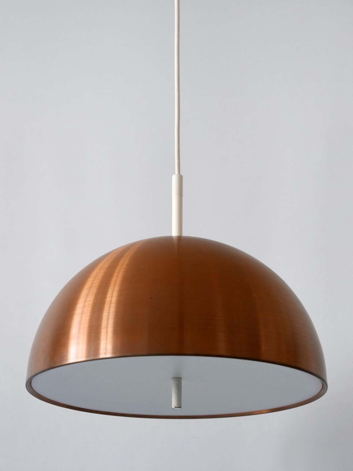 1134.0 Elegant Mid Century Modern Copper Pendant Lamp By Staff & Schwarz Germany, 1960s photo