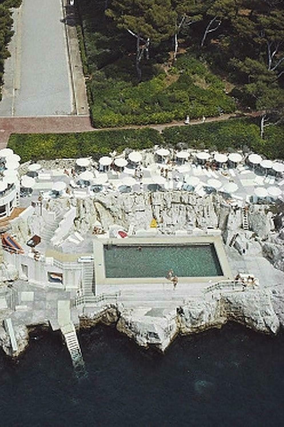 View Of The Hotel Du Cap, Eden Roc By Slim Aarons   Limited Edition Estate Stamped C Type Printunited photo Art