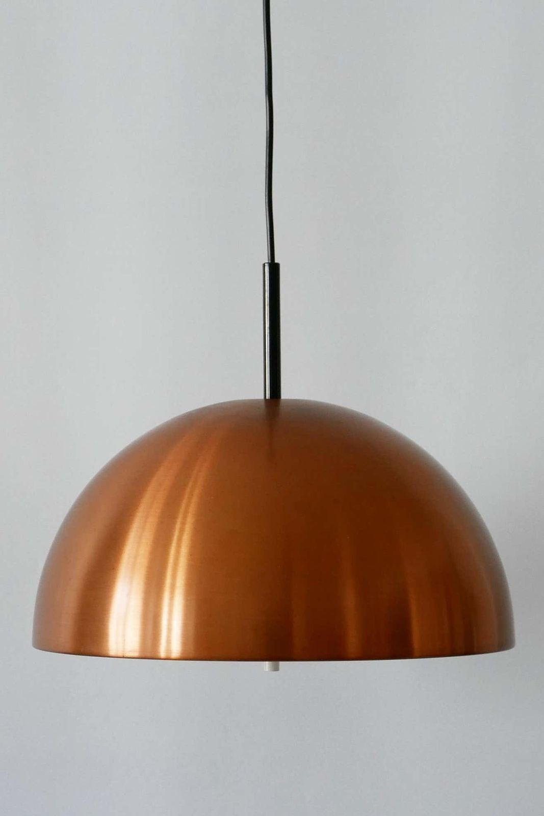 photo furniture Elegant Mid Century Modern Copper Pendant Lamp By Staff & Schwarz 1960s, Germany