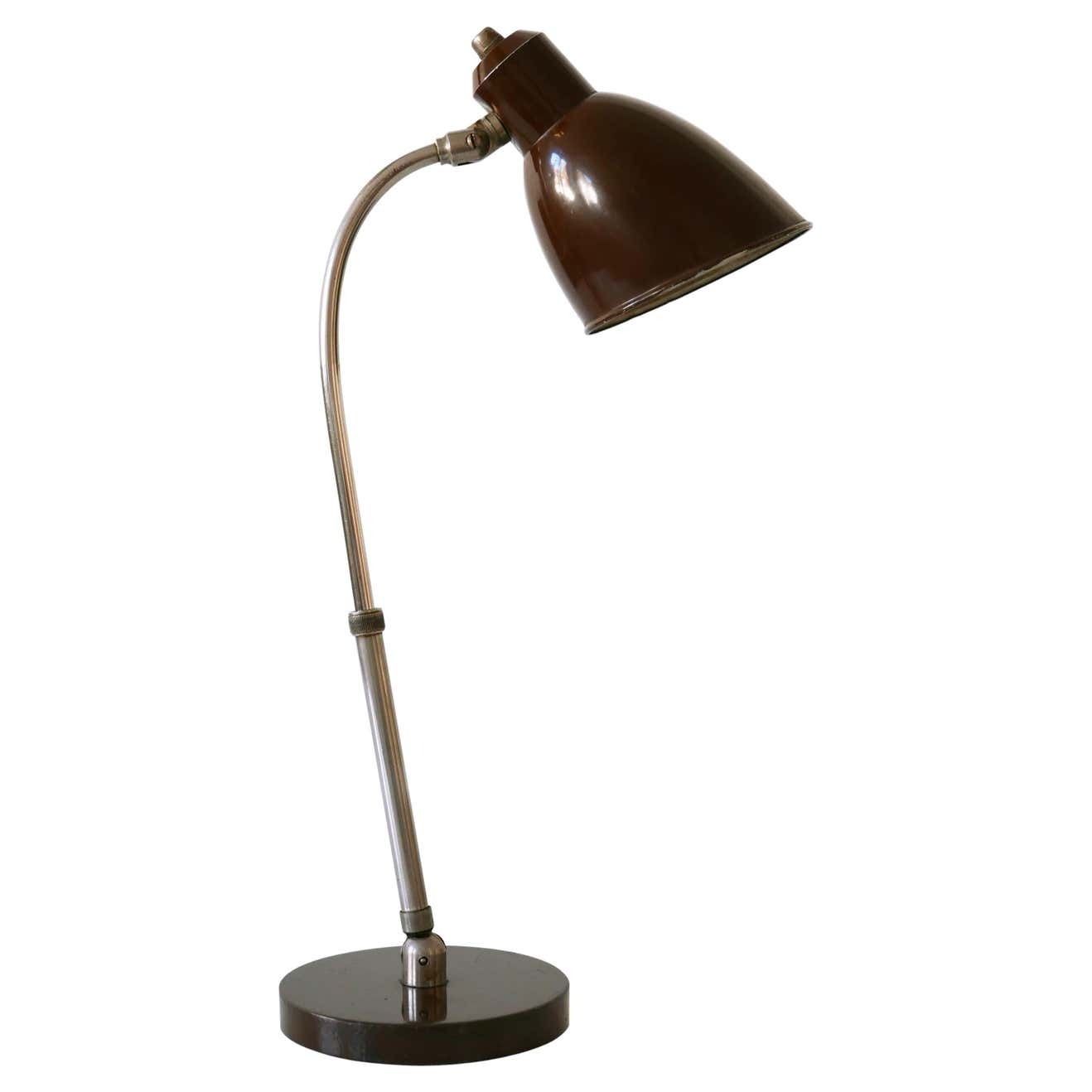 Rare Bauhaus Table Lamp ''Piccolo'' By Christian Dell For Bünte & Remmler, 1930s