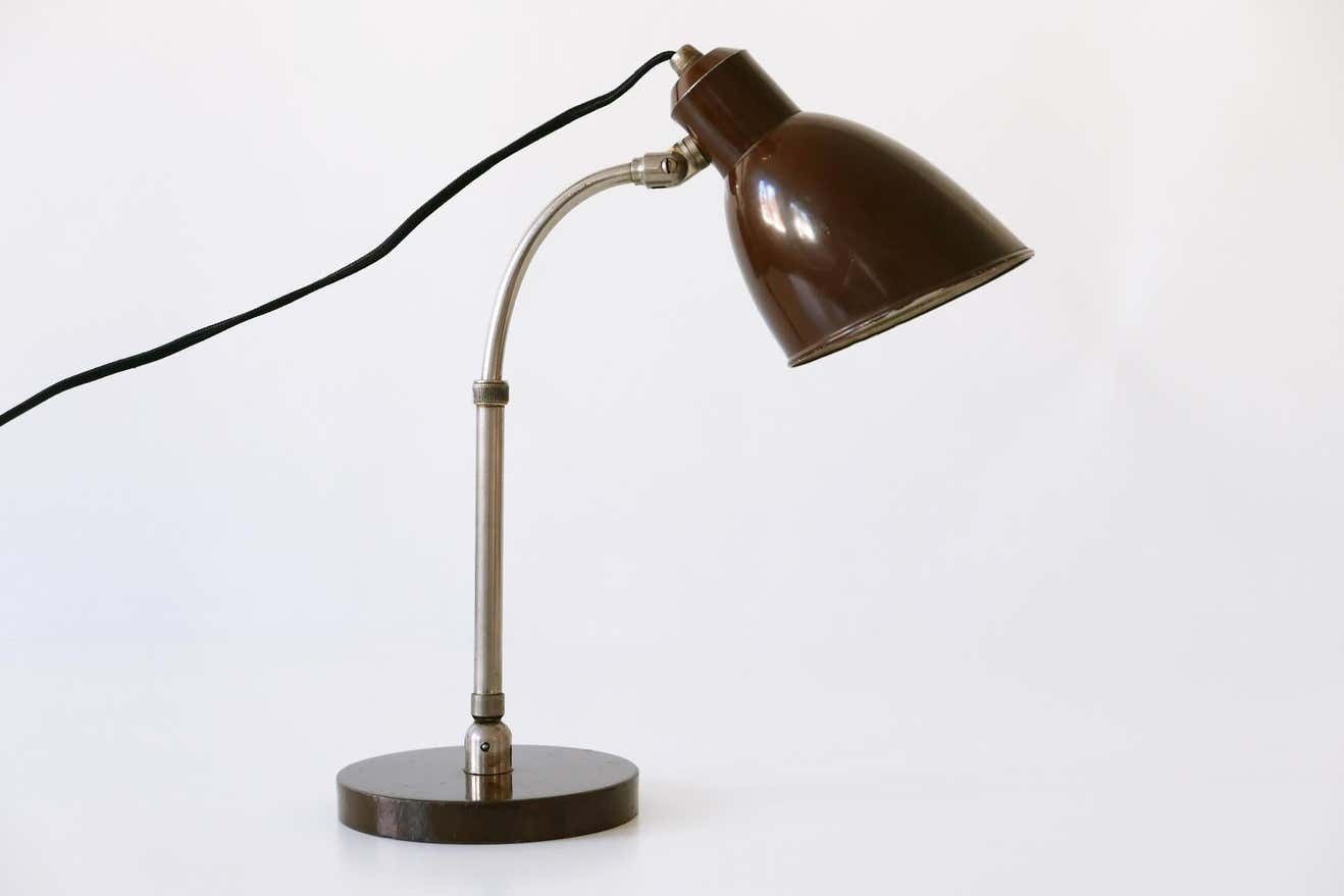 Rare Bauhaus Table Lamp ''Piccolo'' By Christian Dell For Bünte & Remmler, 1930s photo for sale