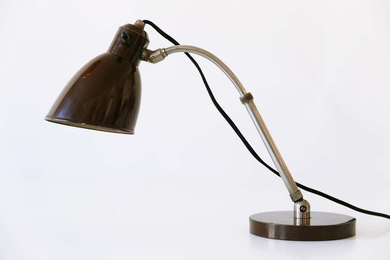 photo vintage Rare Bauhaus Table Lamp ''Piccolo'' By Christian Dell For Bünte & Remmler, 1930s