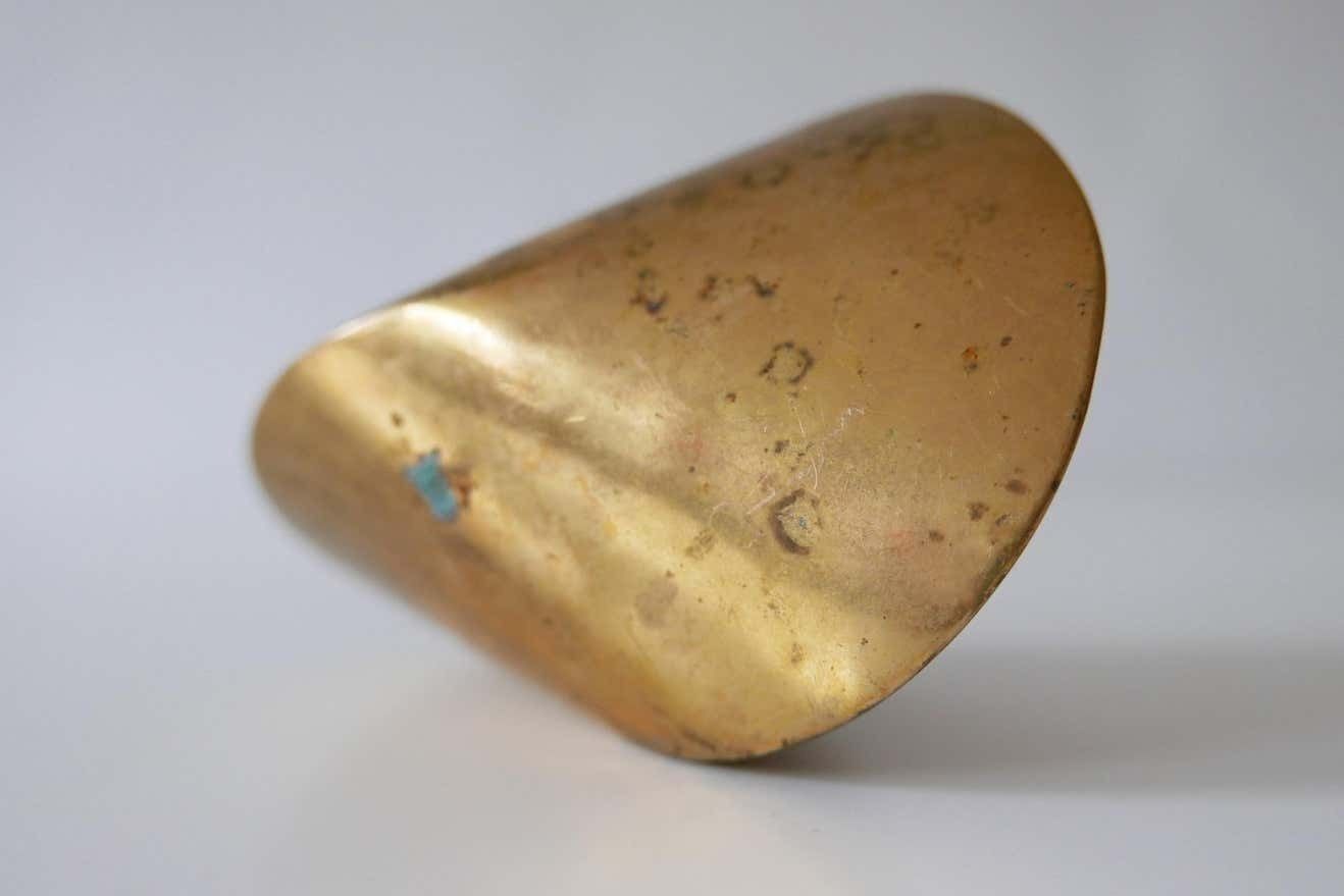 Vintage Kinetic Sculpture Brass ''Oloid'' By Paul Schatz, 1930s, Switzerland photo buy