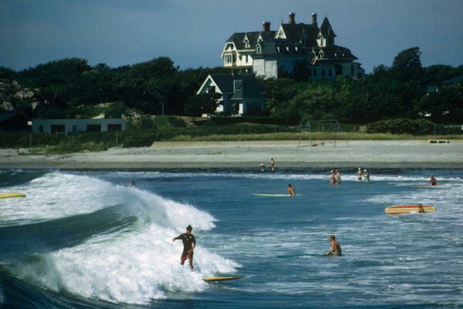 Rhode Island Surfers, 1965 By Slim Aarons   Limited Edition Estate Stamped C Type