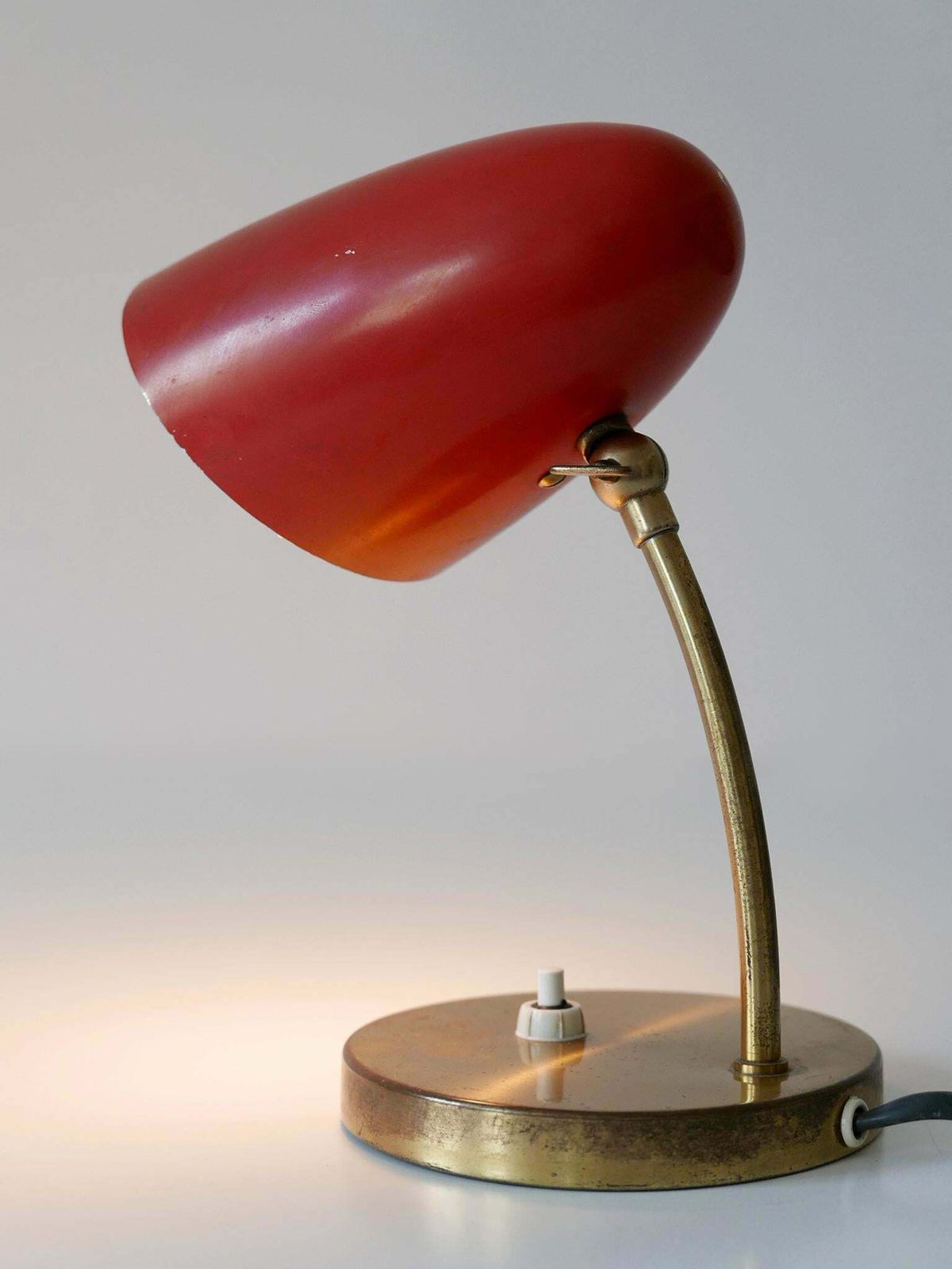 Rare And Lovely Mid Century Modern Table Lamp Germany 1950s photo vinterior