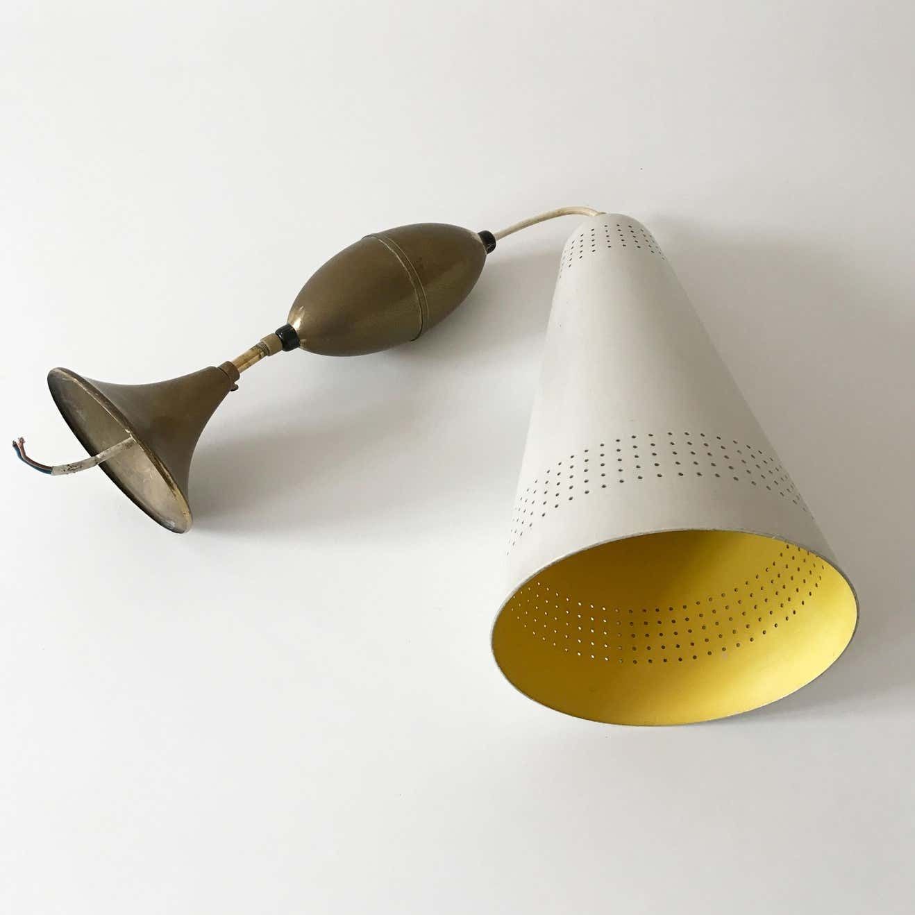 Lighting Exceptional Mid Century Modern Pendant Lamp Or Hanging Light, 1960s, Scandinavia photo
