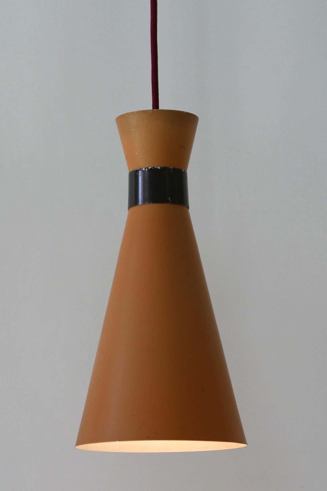 photo for sale Set Of Two Mid Century Modern Diabolo Pendant Lamps By Bünte & Remmler, 1950s
