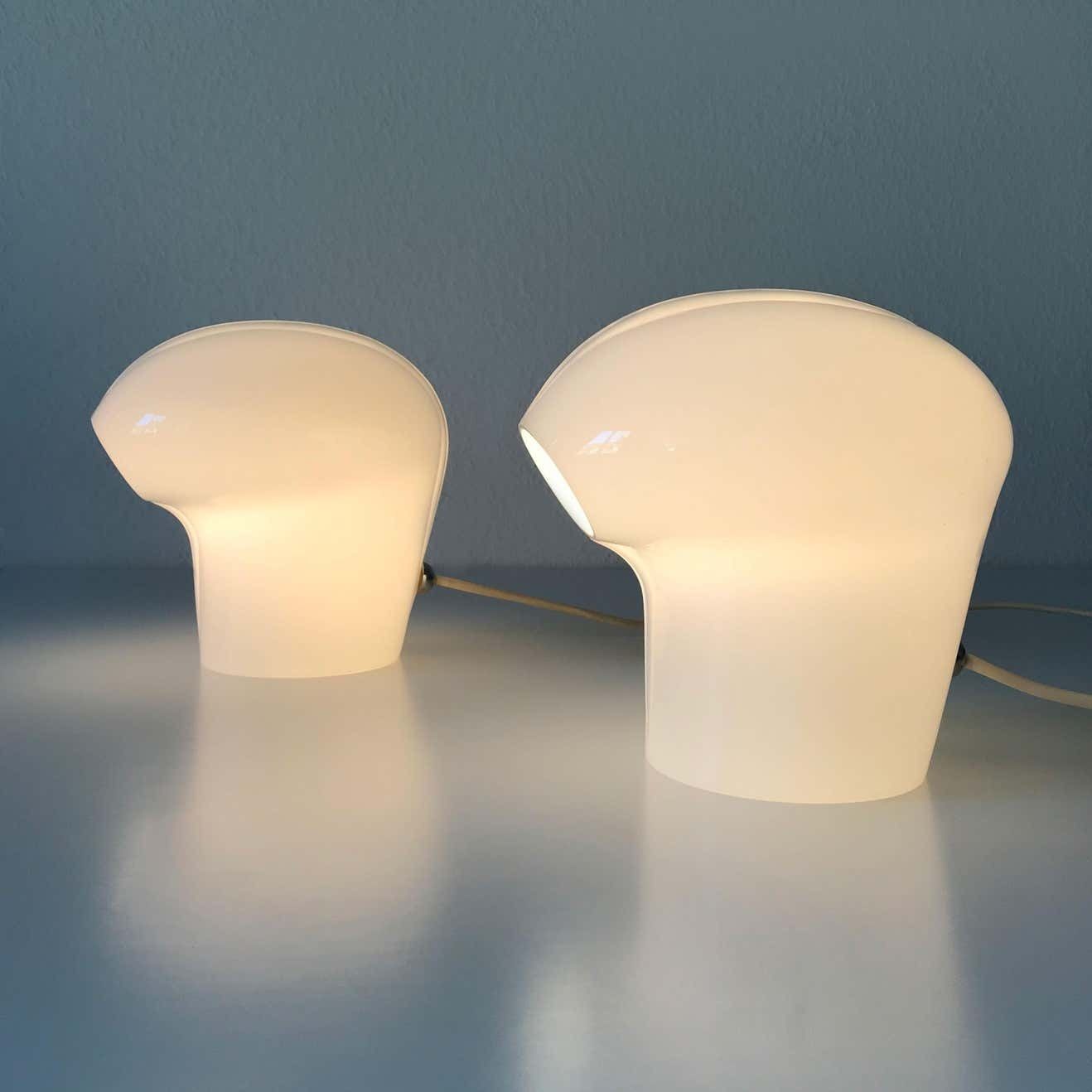 4084.0 Set Of Two Exceptional Table Lamps By Gino Vistosi For Vistosi, Murano, 1970s photo