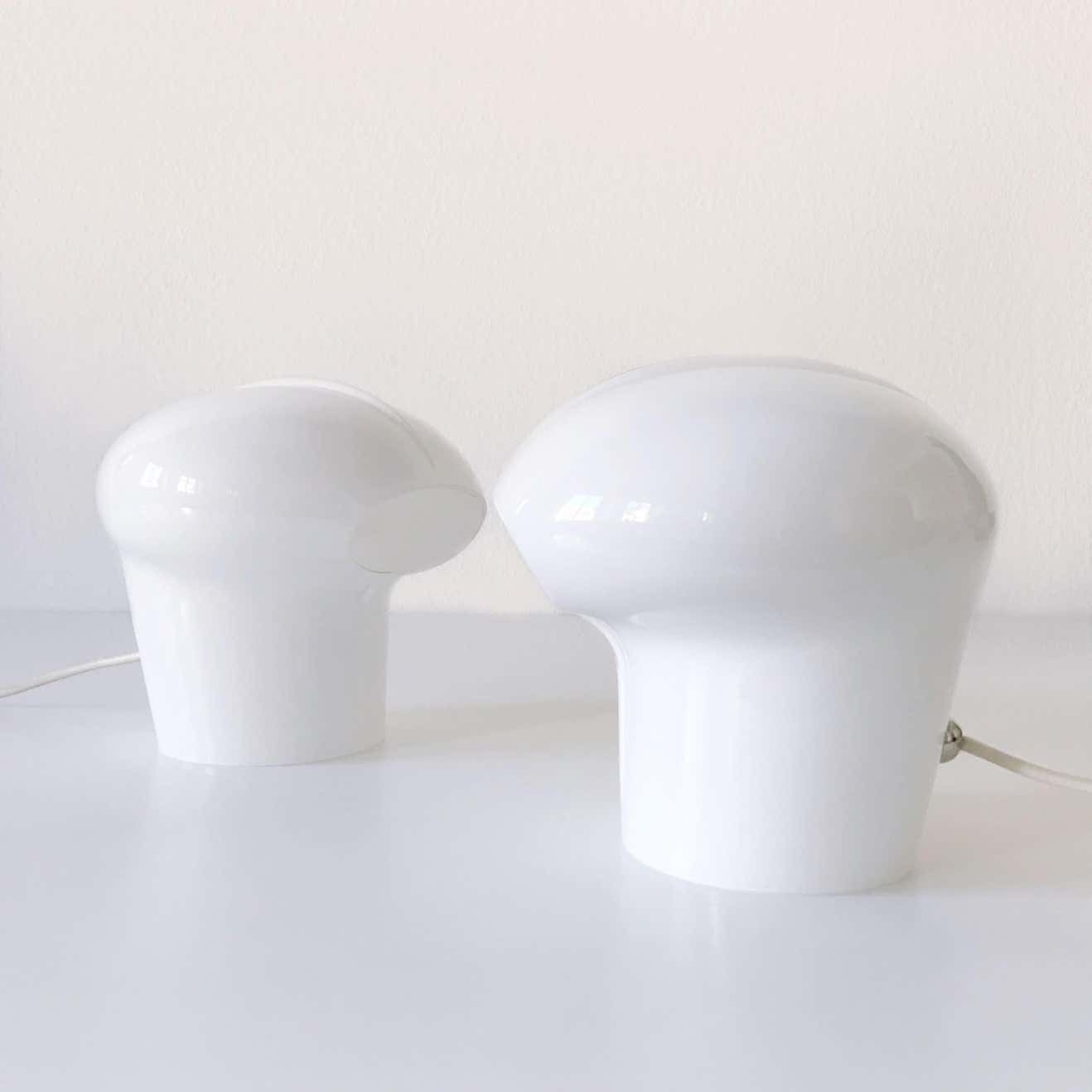 photo vinterior Set Of Two Exceptional Table Lamps By Gino Vistosi For Vistosi, Murano, 1970s