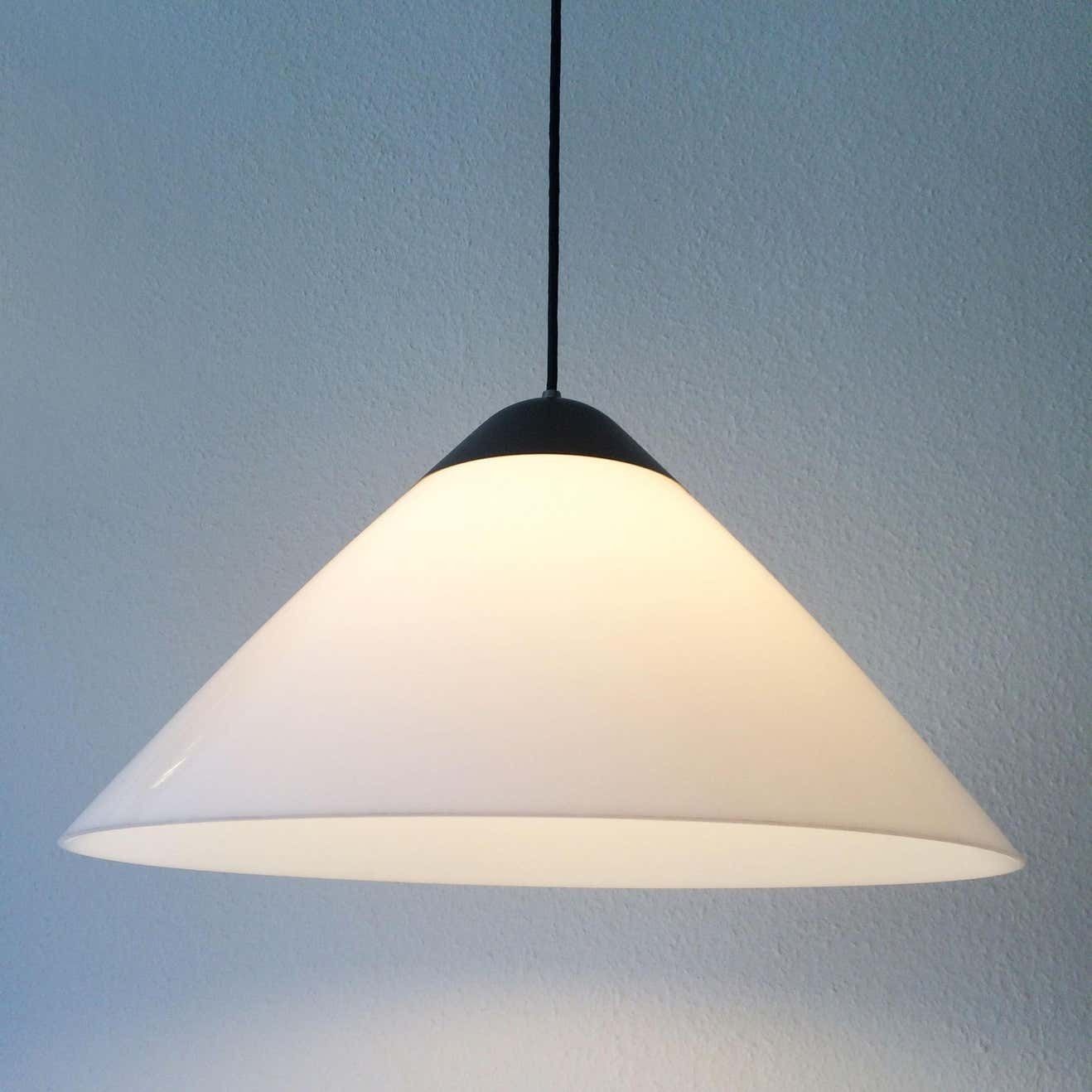 Large Pendent Lamp Opala Midi By Hans Wegner For Louis Poulsen 1970s Denmark photo furniture