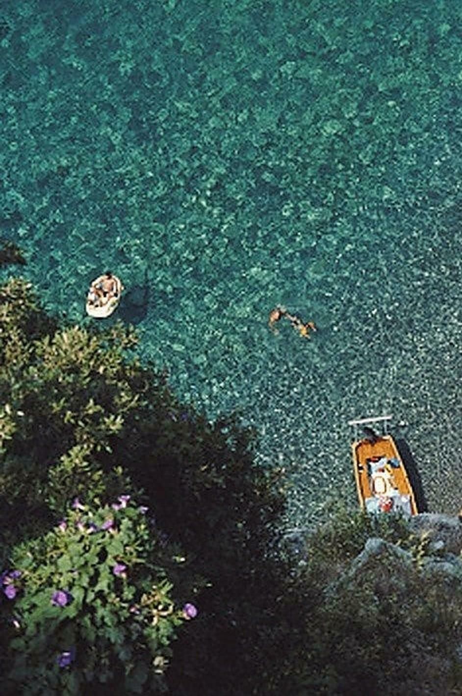 Conca Dei Marini By Slim Aarons   Limited Edition Estate Stamped C Type Print photo furniture