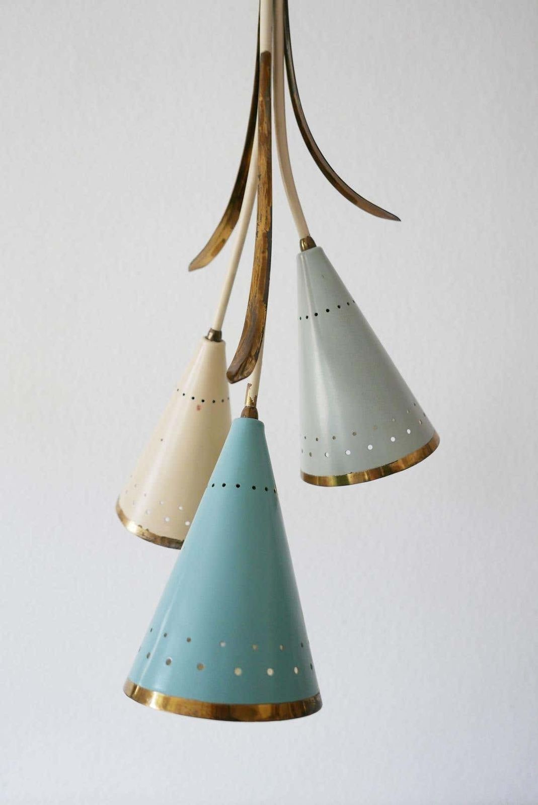 Lovely Mid Century Modern Sputnik Chandelier Or Pendant Lamp, 1950s, Germany photo 3403.0