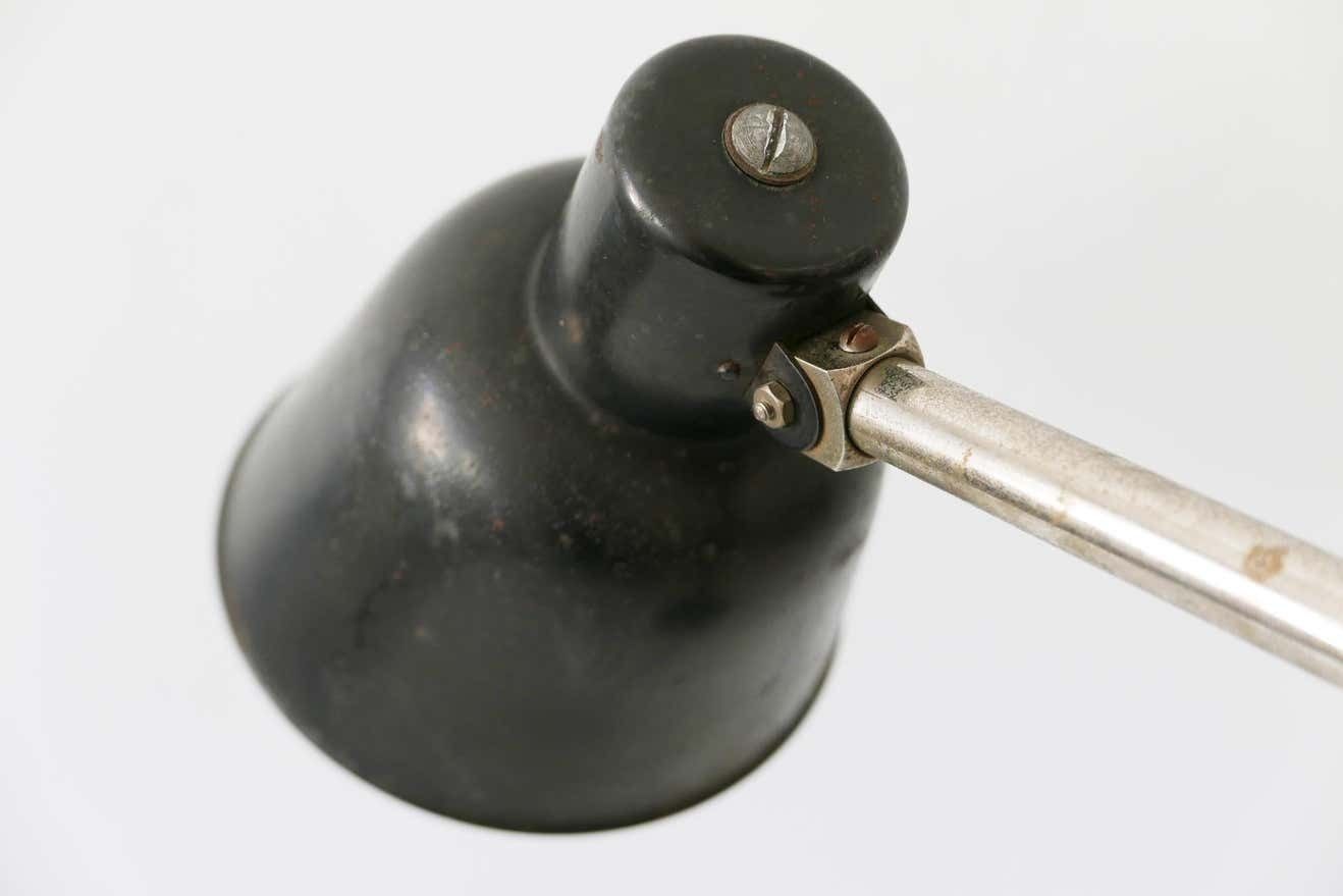 photo vintage Rare Two Armed Bauhaus Table Lamp By Christian Dell For Bünte & Remmler 1930s