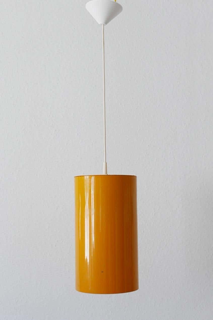 Set Of Two Elegant Mid Century Modern Pendant Lamps By Erco, 1970s, Germany photo vinterior
