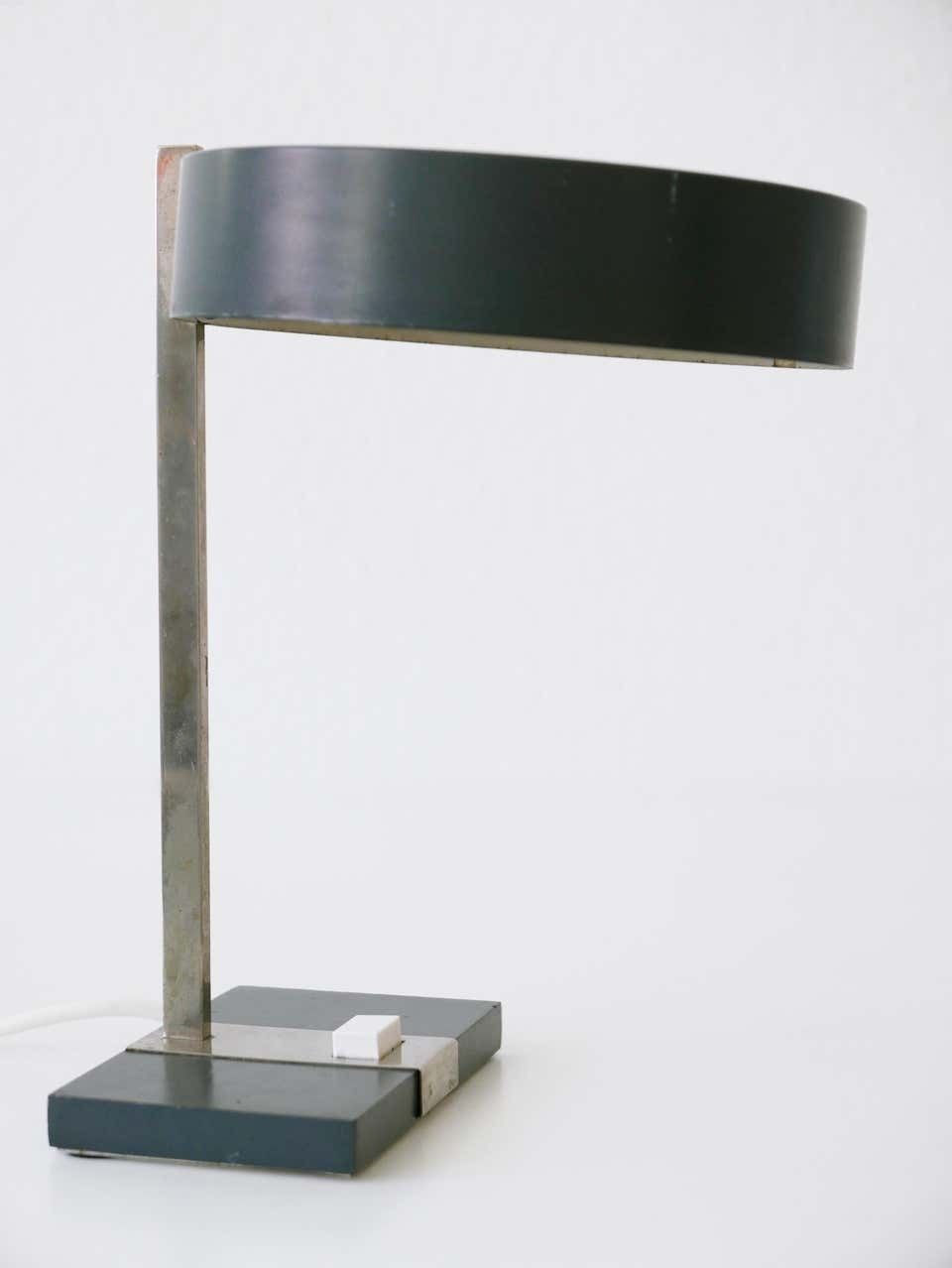 Elegant Mid Century Modern Table Lamp Or Desk Light By Hillebrand, 1960s Germany photo for sale