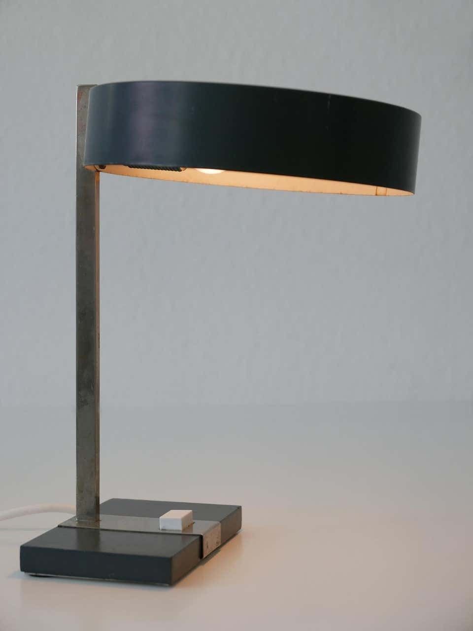 photo for sale Elegant Mid Century Modern Table Lamp Or Desk Light By Hillebrand, 1960s Germany