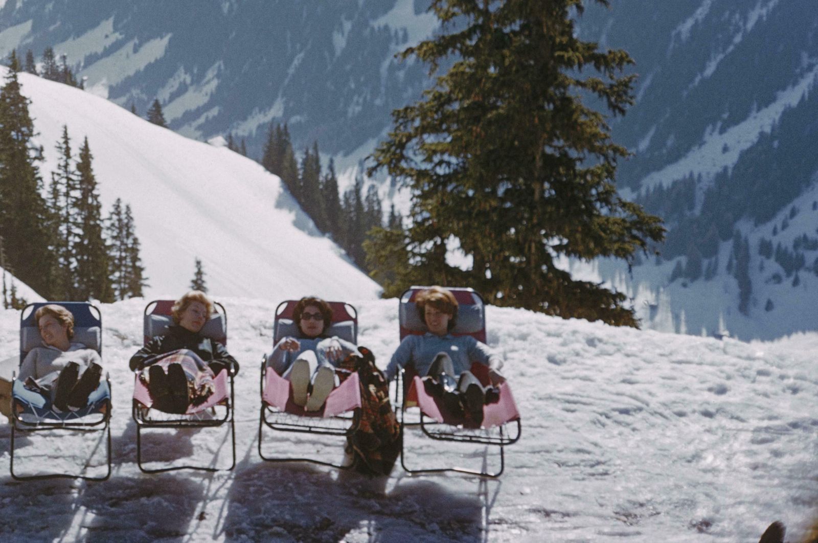 Lounging In Gstaad By Slim Aarons photo Art