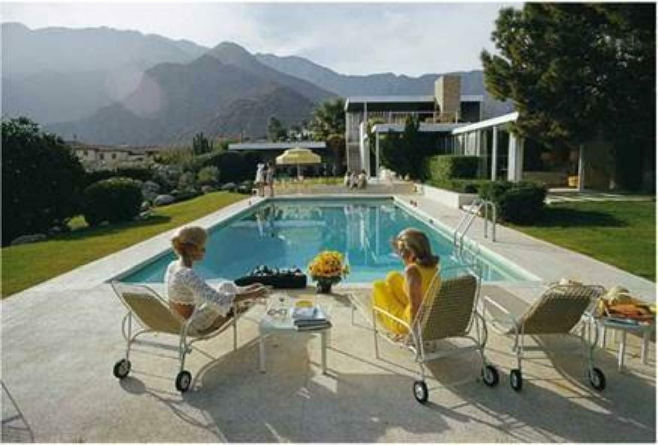 Poolside Pairs By Slim Aarons