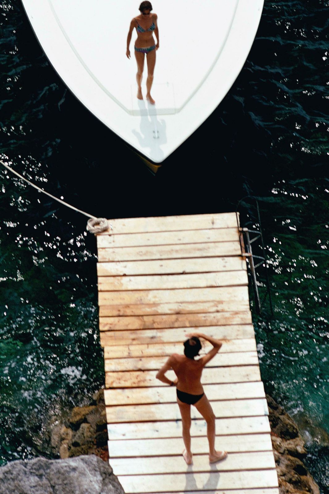 Speedboat Landing By Slim Aarons   Limited Edition photo furniture