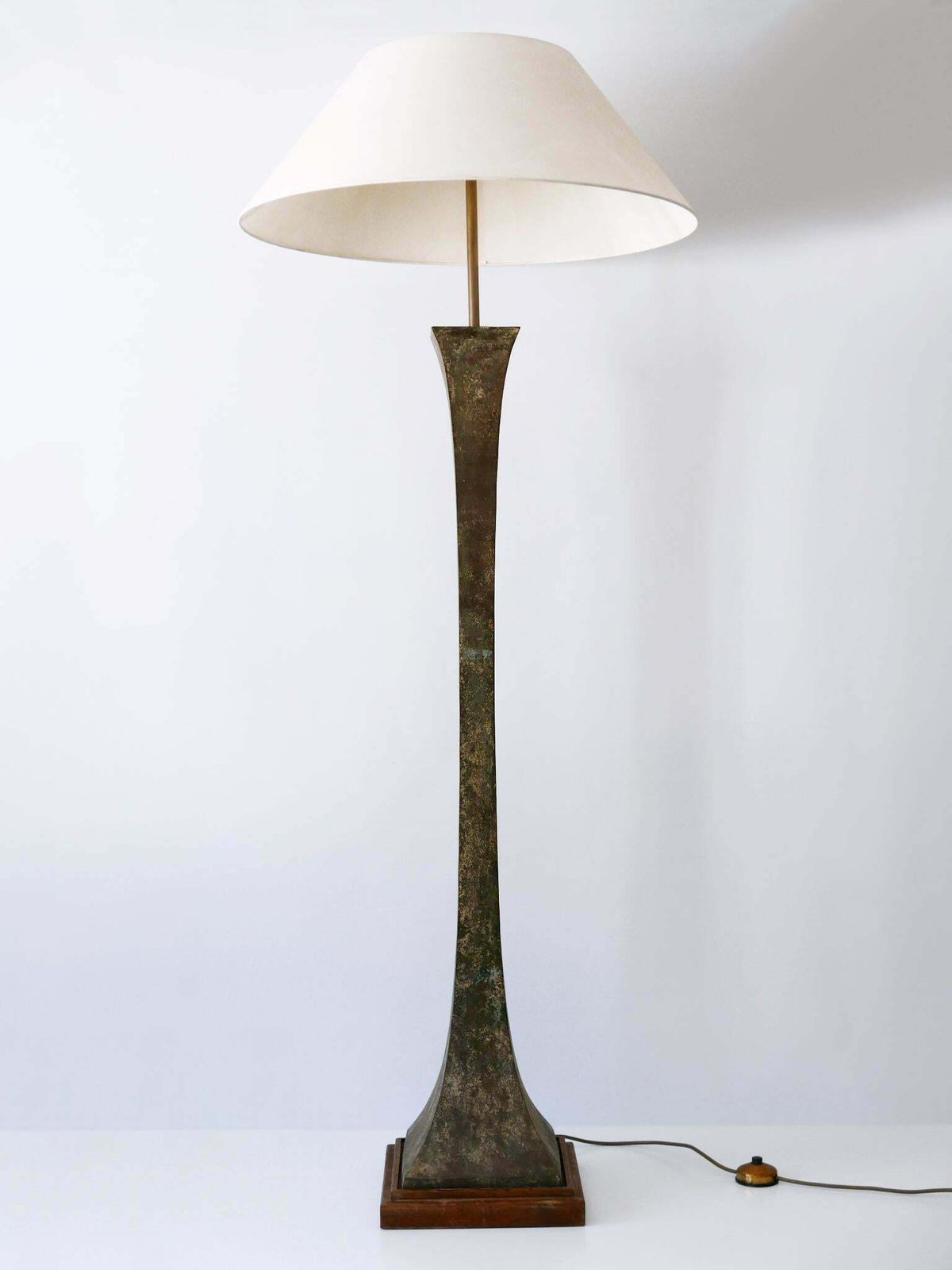 Verdigris Bronze Floor Lamp By Stewart Ross James For Hansen Lighting, 1960s photo 5899.0