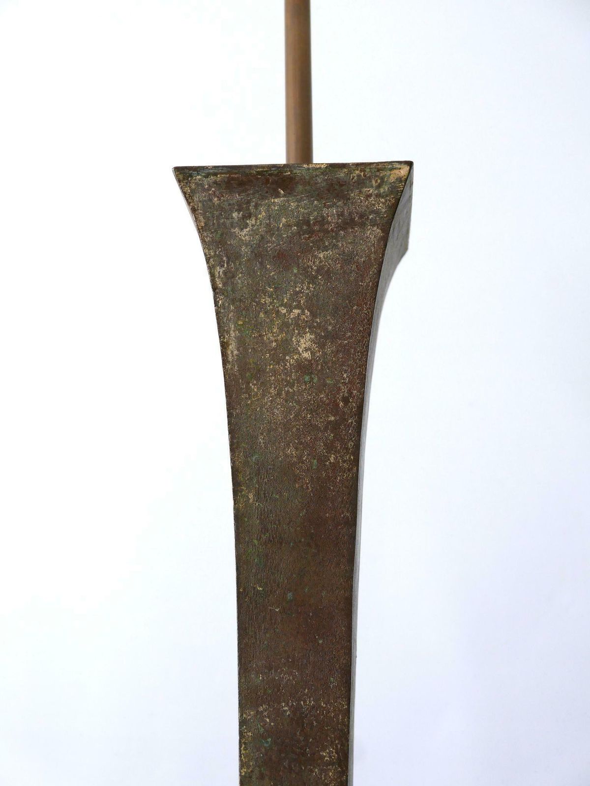 photo vinterior Verdigris Bronze Floor Lamp By Stewart Ross James For Hansen Lighting, 1960s