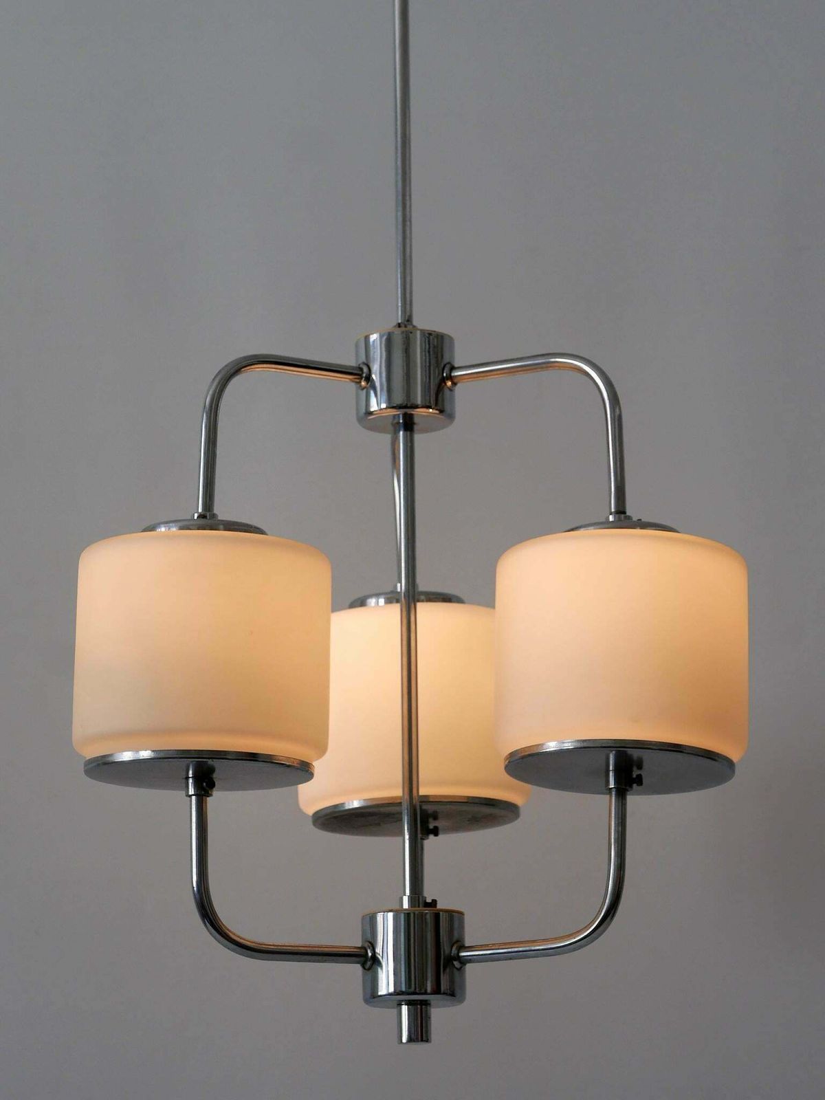 photo furniture Rare And Elegant Art Deco Or Bauhaus Chandelier Or Pendant Lamp Germany 1930s
