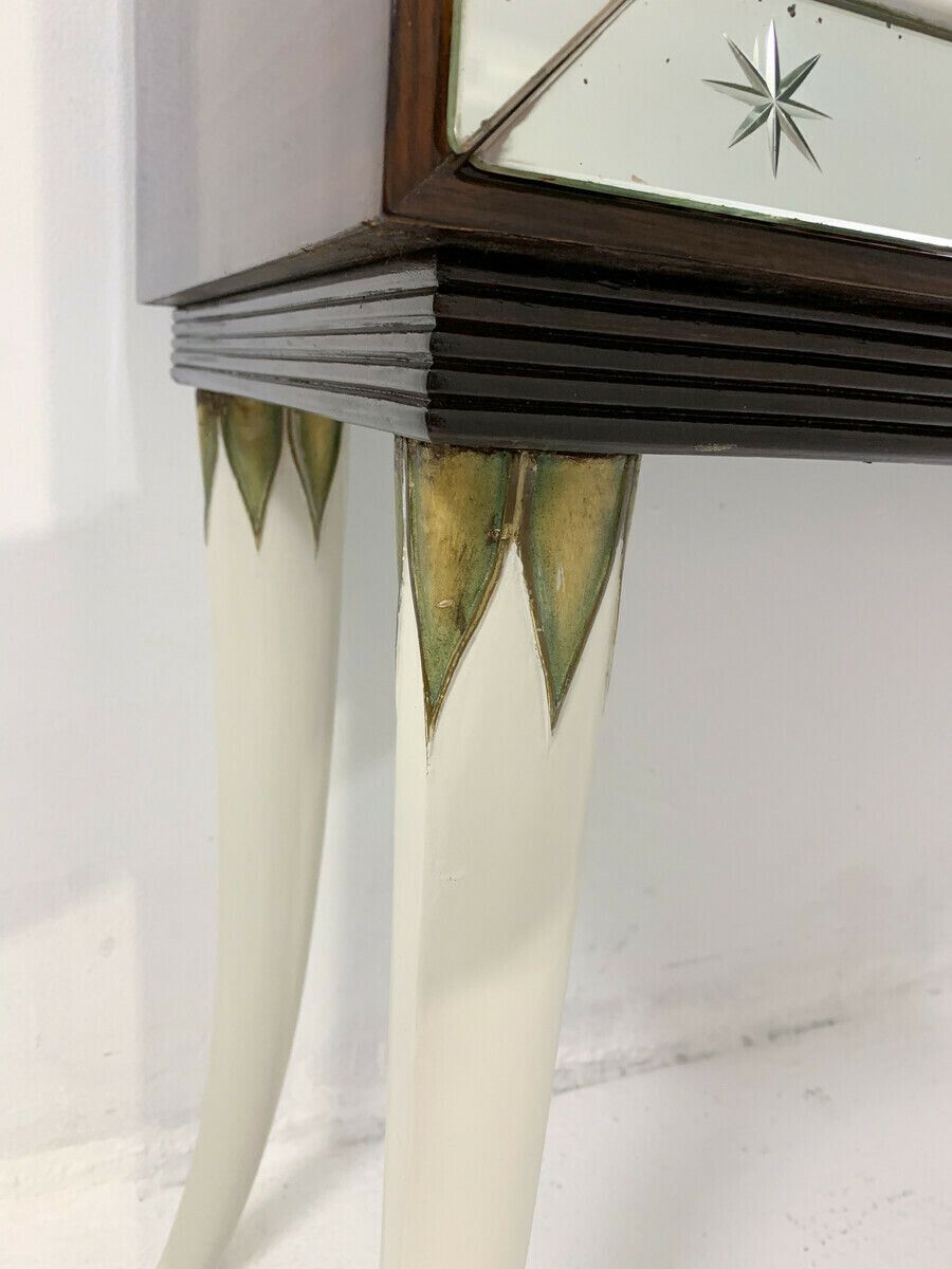 photo furniture Italian Mid Century Mirrored Cocktail Cabinet In The Style Of Borsani