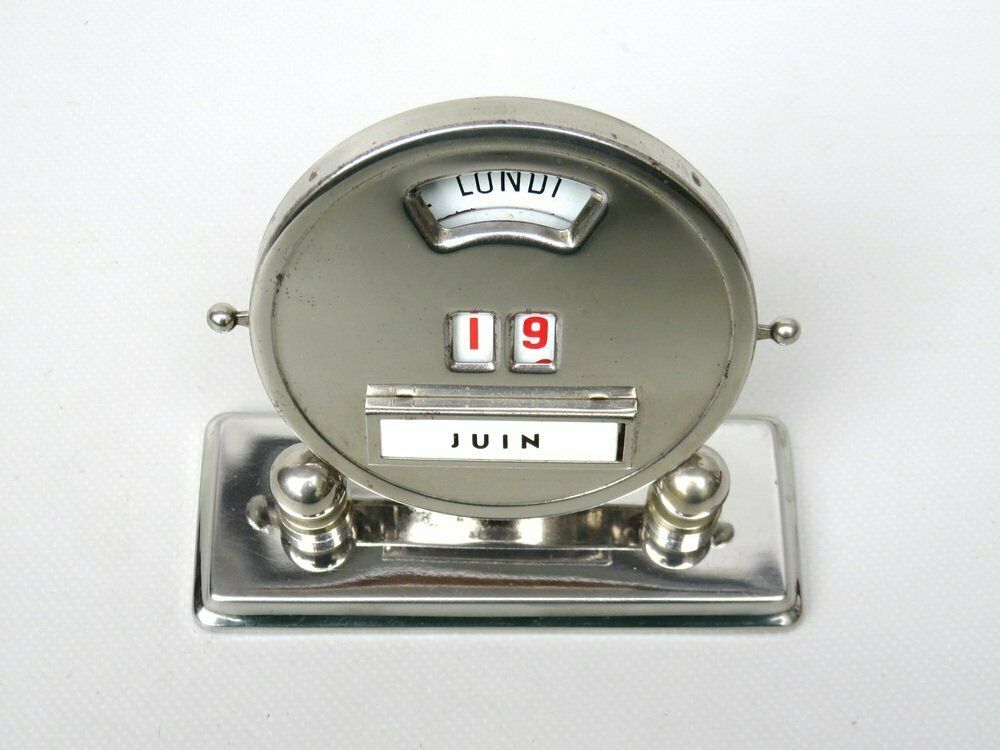 Art Deco French Perpetual Calendar From Mistral, 1920s