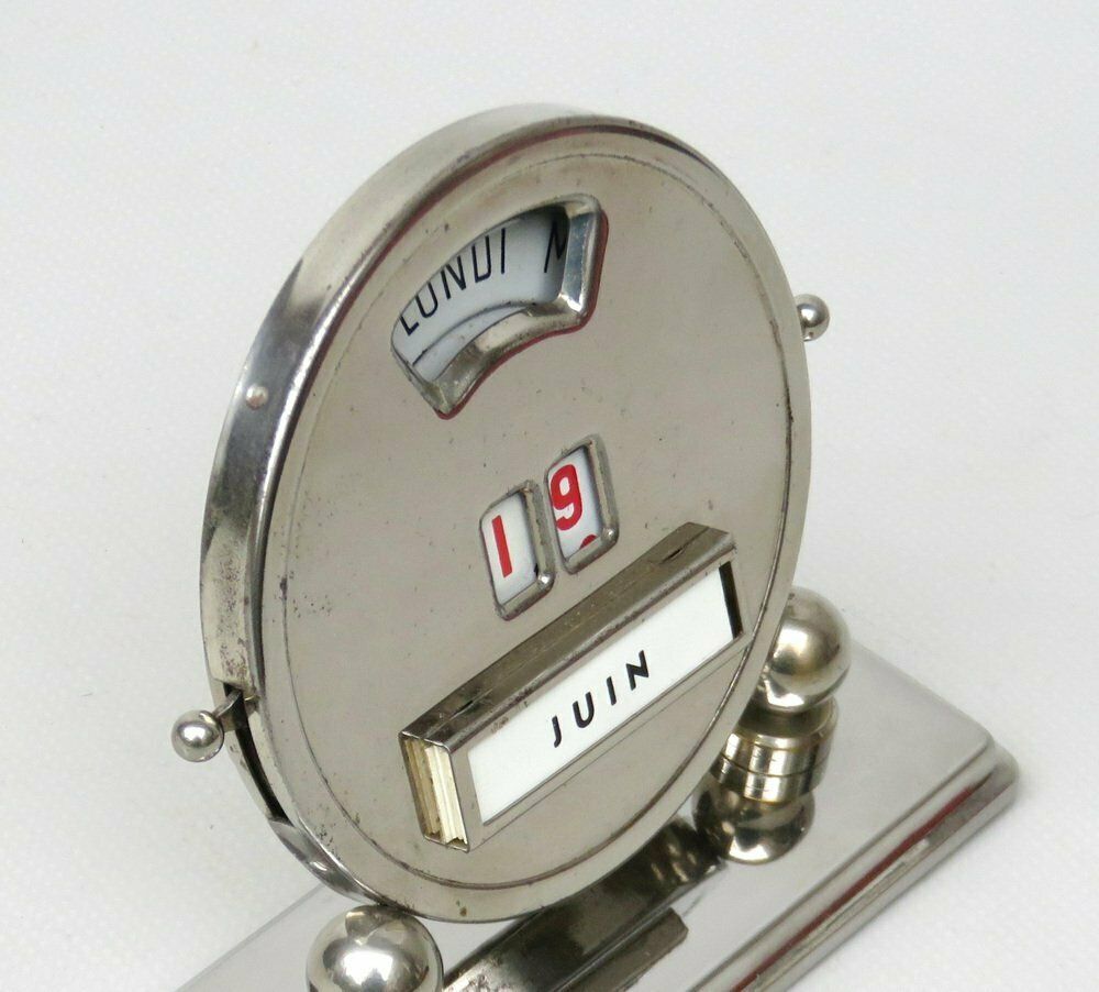 Art Deco French Perpetual Calendar From Mistral, 1920s photo buy