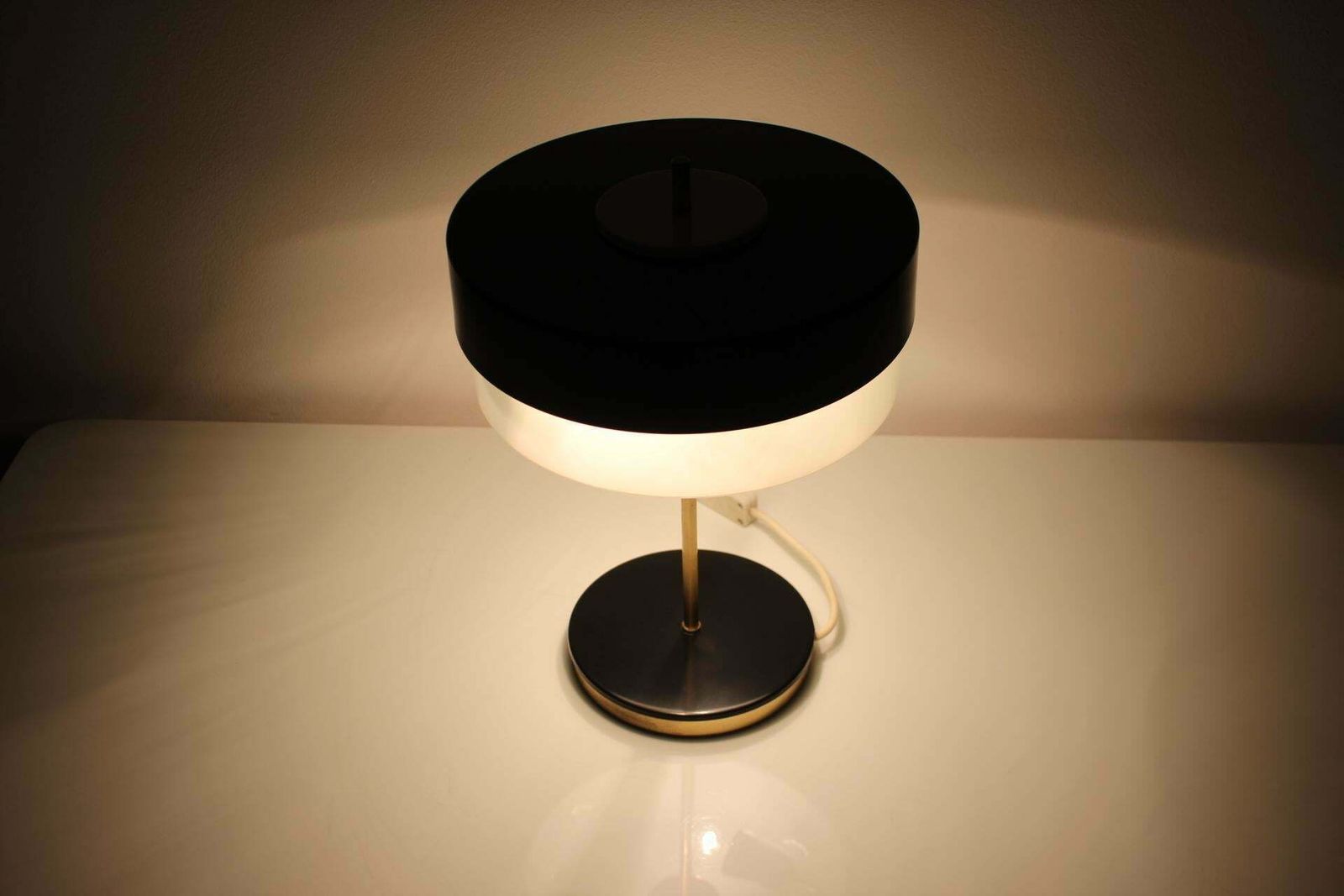 Mid Century Space Age Table Lamp By Kamenicky Senov, Czechoslovakia, 1970's photo vintage