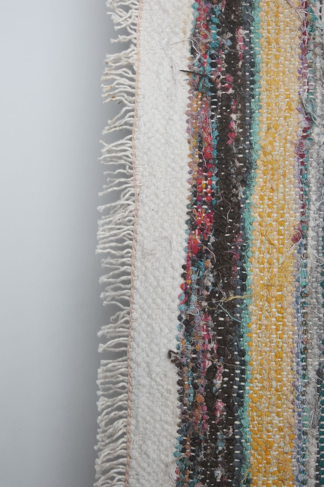 Vintage Striped Turkish Flat Weave Kilim Rag 13'1'' X 13'2'' photo vintage