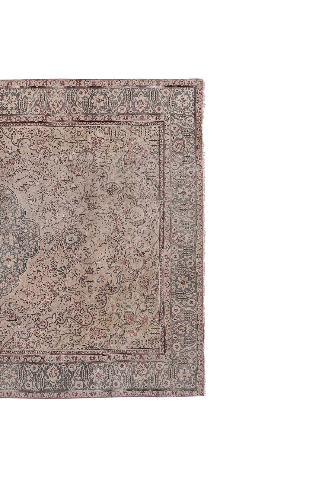 Vintage Turkish Sparta Carpet   Large Square Area Rug photo for sale