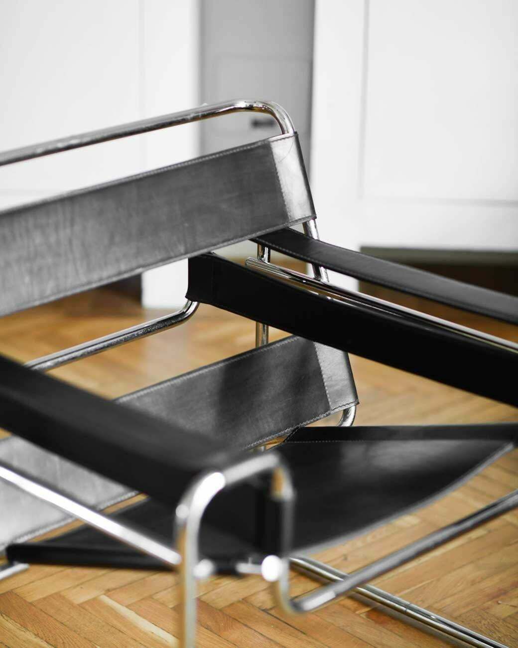 Armchairs In The Wassily Style By Marcel Breuer, 70s 'Set Of 2' photo 1900.0