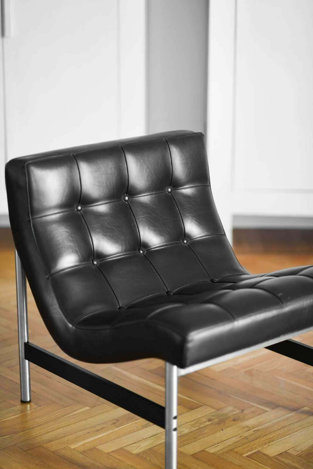 Mid Century Eco Leather Chairs ''Set Of 2'' photo 2950.0