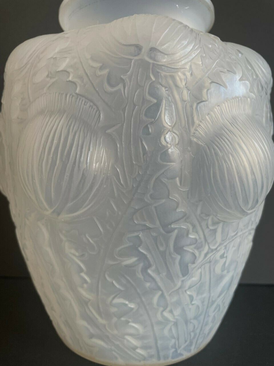 René Lalique Art Deco Vase "Domremy" 1926 photo vinterior