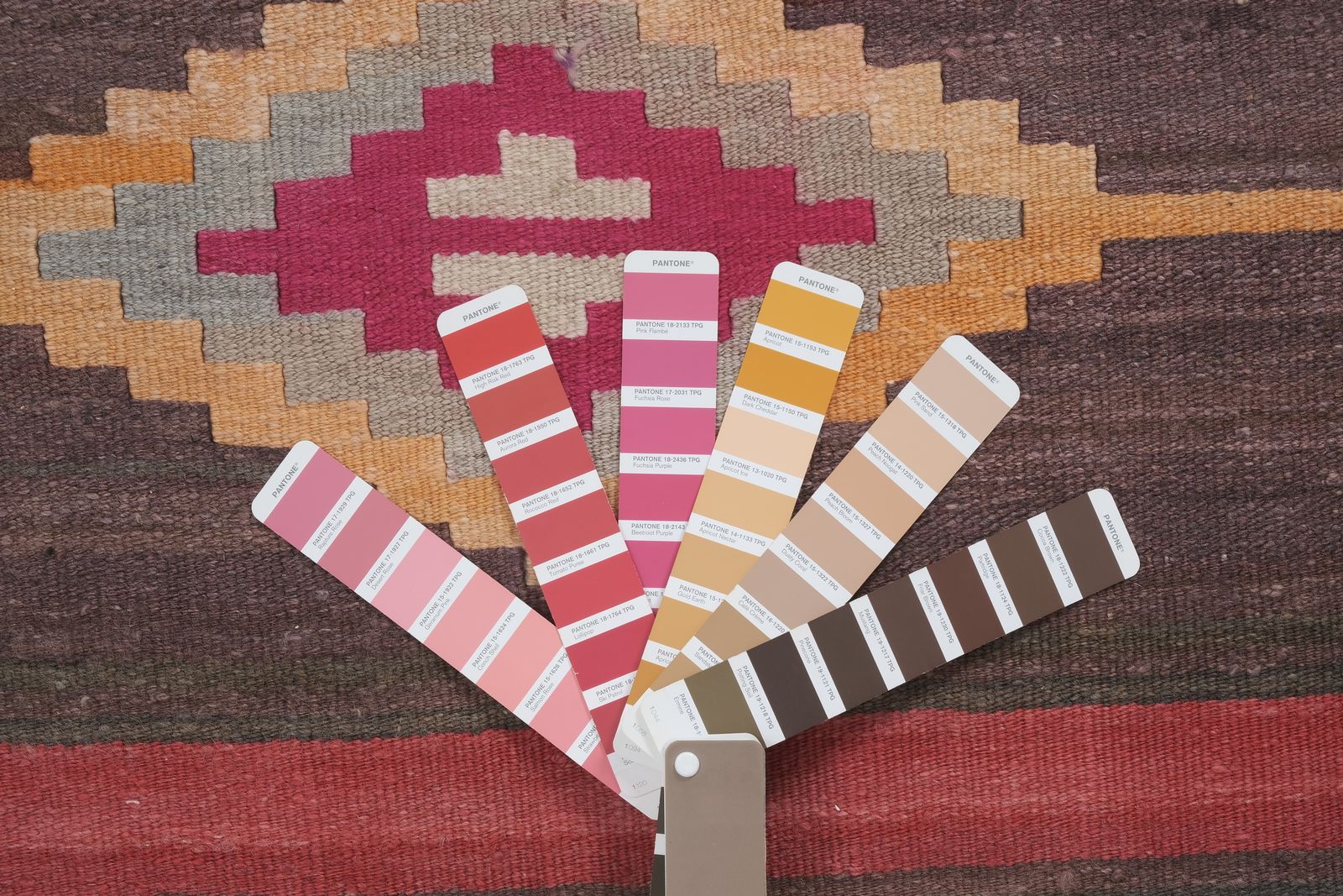 photo for sale Vintage Striped Turkish Kilim Runner   Stair Tread