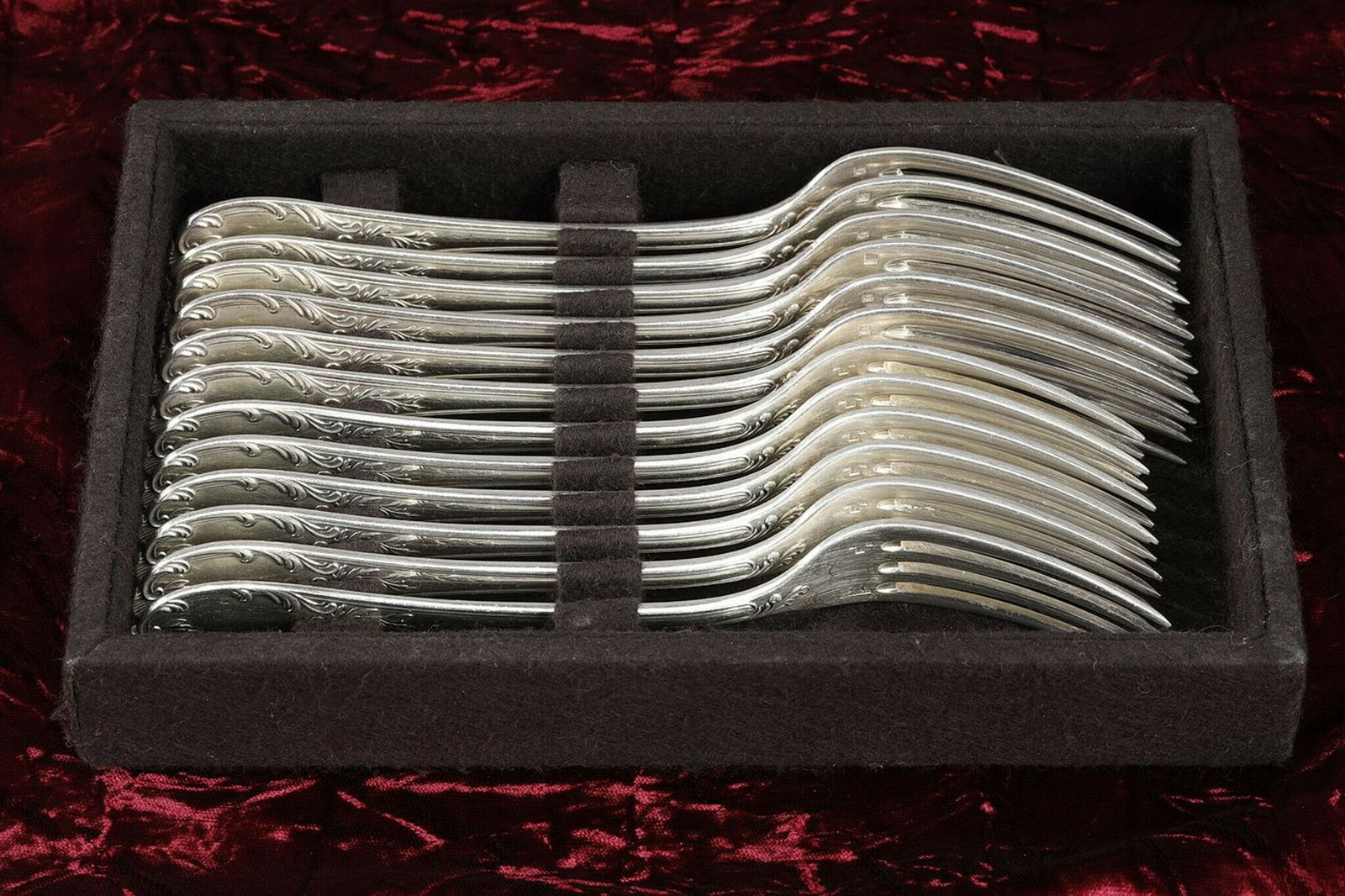 Home Decor Christofle   Set Of 51 Louis XV Style Silver Plated Flatware photo