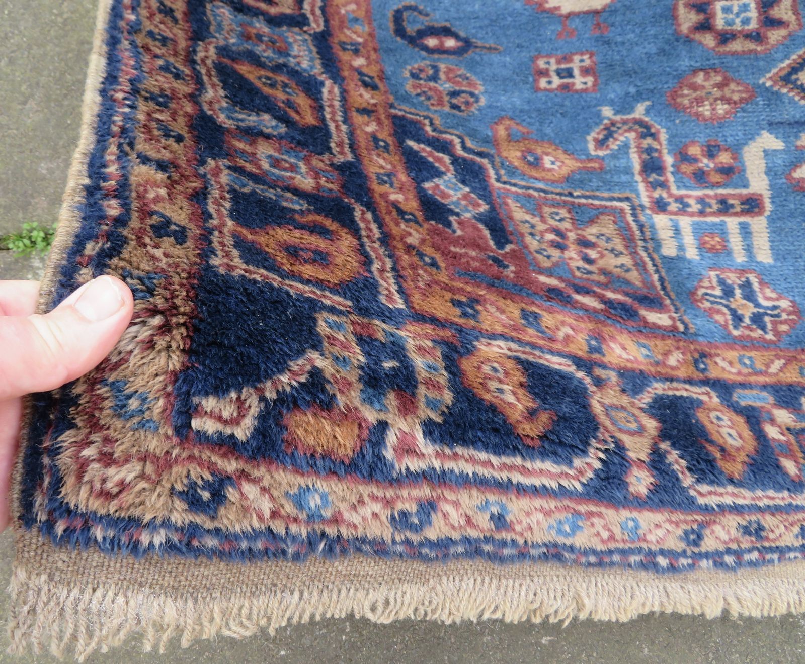 photo buy Antique Turkish Yuruk Kurdish Rug. Eastern Anatolia. 217cm X 122cm.